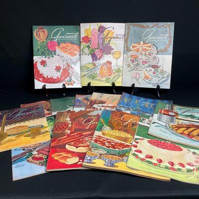 Vintage 1950-1949 Gourmet: The Magazine Of Good Living 