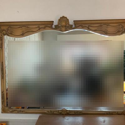 Large Beveled Mirror