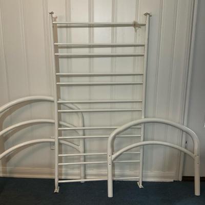 White Metal Toddler Bed