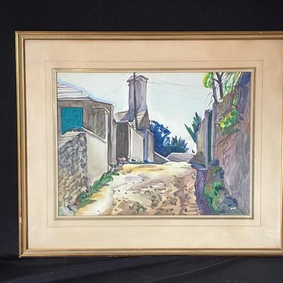 Droemel Watercolor St George’s Bermuda