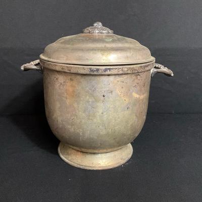 English Silver Vintage Ice Bucket