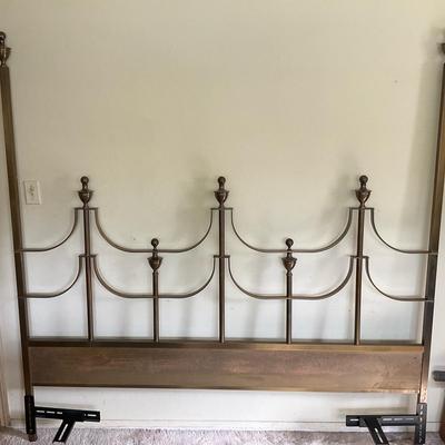 Mid Century Brass Headboard