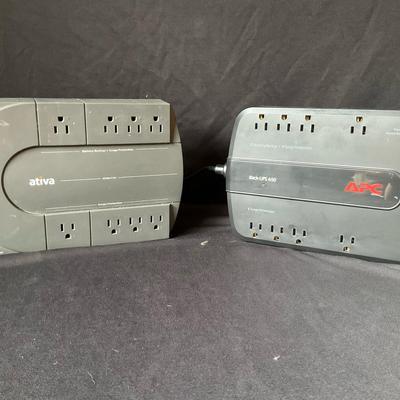 Battery Backup And Surge Protectors By APC And Ativa