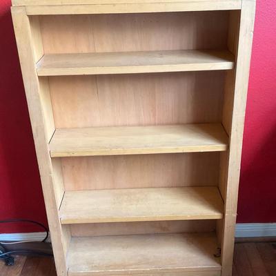 Blonde Bookcase