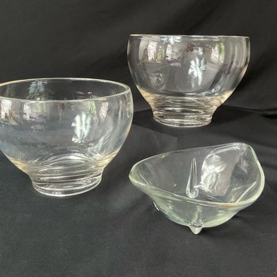 Mid Century Glass Bowls