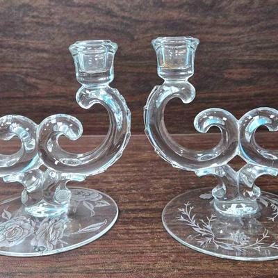 "Fosteria" Candle Holders