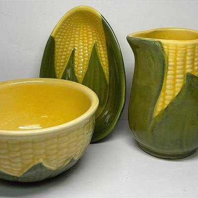 "Shawnee Pottery" Corn King Creamer and More 