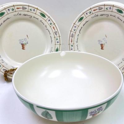 “Pfaltzgraff” Flower Garden Stoneware #1