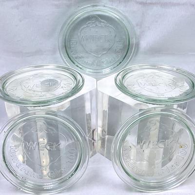 “Weck” Jar Glass Lids