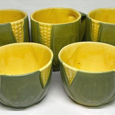 "Shawnee Pottery" Corn King Cups 
