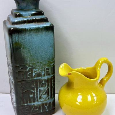 “Frankoma” Vase and Pitcher