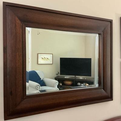 31x39 Modern Wood Frame mirror 