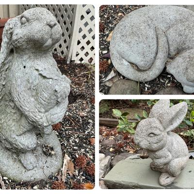 Concrete Cat & Rabbits 