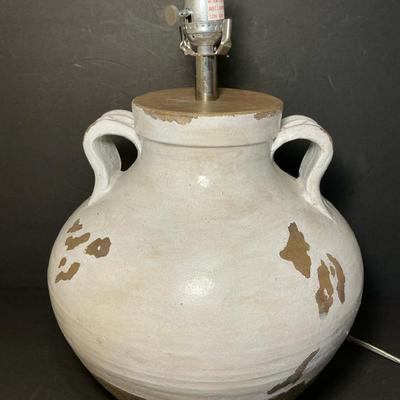 Large Pottery Lamp 