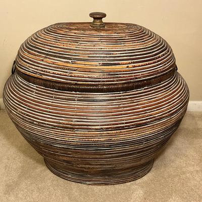 Filipino Large Lidded Basket 