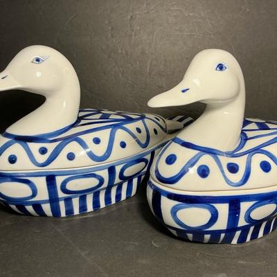 Dansk Duck Candy Dishes 