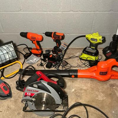 Power Tools - Black & Decker, Ryobi, +