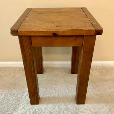 Solid Wood Lamp Table
