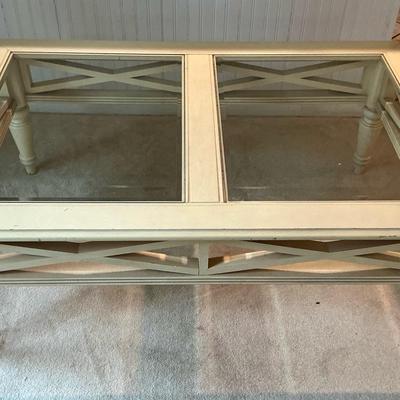 Glass Top Coffee Table 