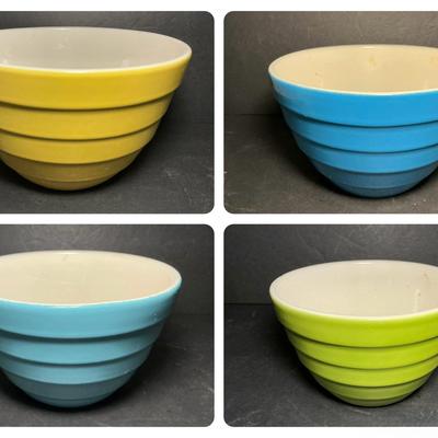 Crate & Barrel Colorful Bowl Set 