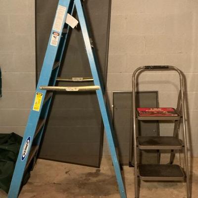Werner 6ft A-Frame + Gorilla Step Ladder