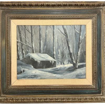 Stan Wynder “Full Moon” Oil Painting 