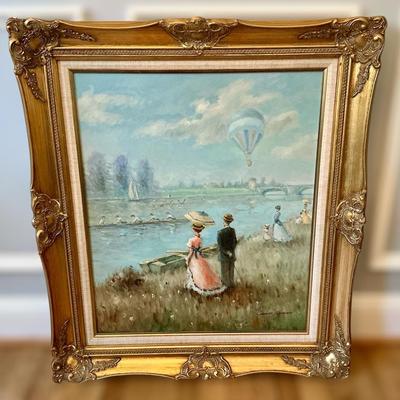Charles Parker Victorian Painting 