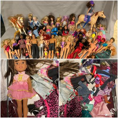 Barbies, American Girl And Accessories