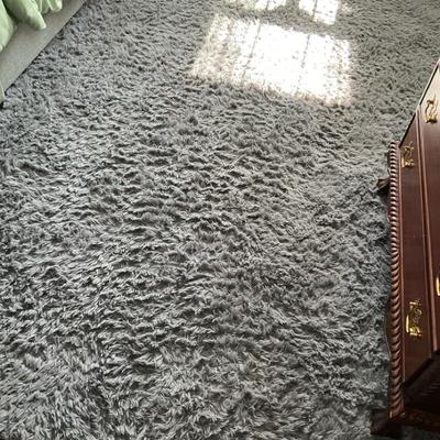 Grey Shag Rug 8x10