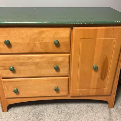 Heavy Solid Wood Chest For Kitchen Or Bedroom