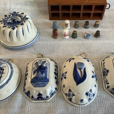 Delftwall Hangings and Thimble Collection