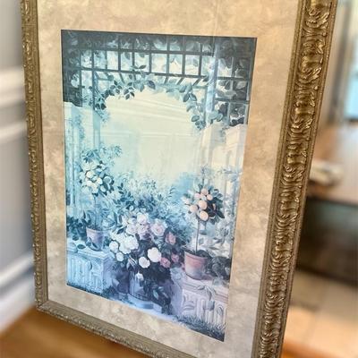 Very Large Framed Garden Print 