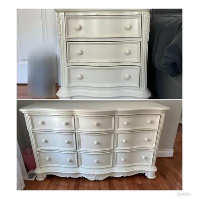 White Dresser And Nightstand
