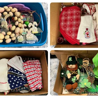 Easter, Valentines, St. Patrick, & 4th of July Decor