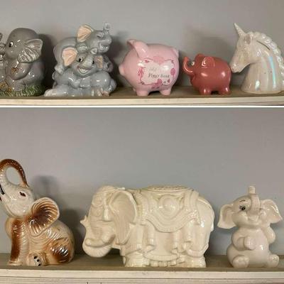 8 Piggy banks 