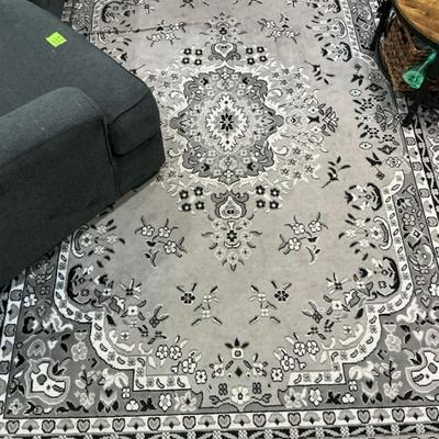 Gray Oriental Style Rug