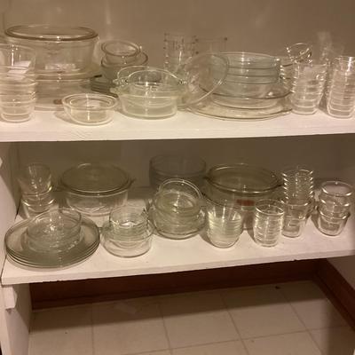 Huge Lot Of Clear, Pyrex