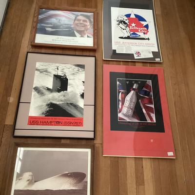 Newport News Ship Building Lithographs