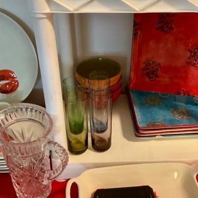 Colored glassware