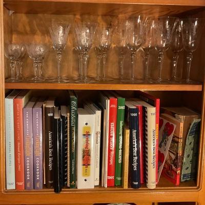 Crystal cut stemware