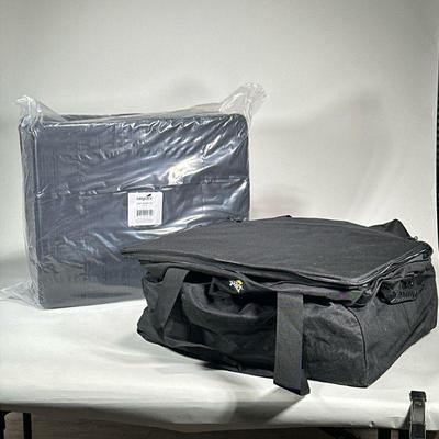 (2pc) NIB Impact Lighting Kit Bag Pair | Pair of new in-box padded lighting kit bag from Impact with modular interior configuration....