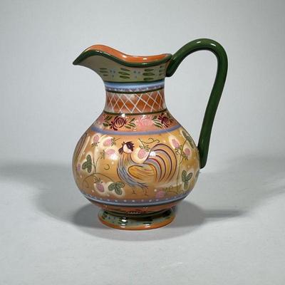 Large Ceramic Pitcher | By Danna Cullen Designs Dimensions: h. 11 x w. 10 in

