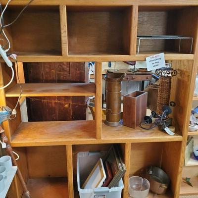 Wood display shelf $25