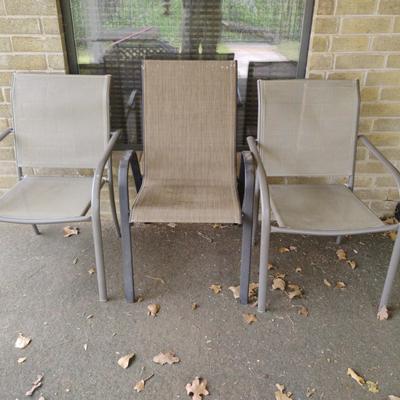 3 Patio Chairs