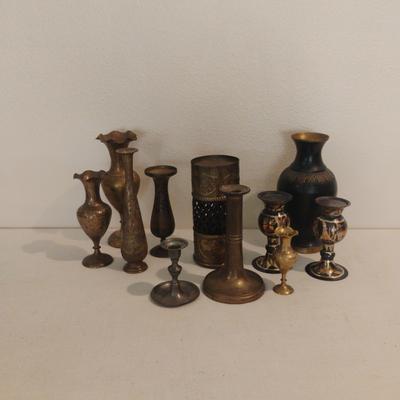 Metal Vases & Candle Holders