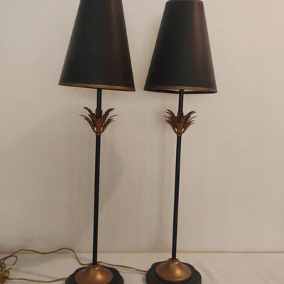 Pair Of Black & Gold