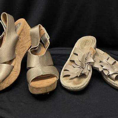 “Clarks” Wedges and Sandals 