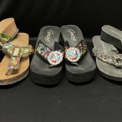 "Grazie" Flip Flops and More