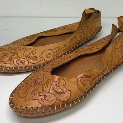 Mexico Tan Leather Huaraches  