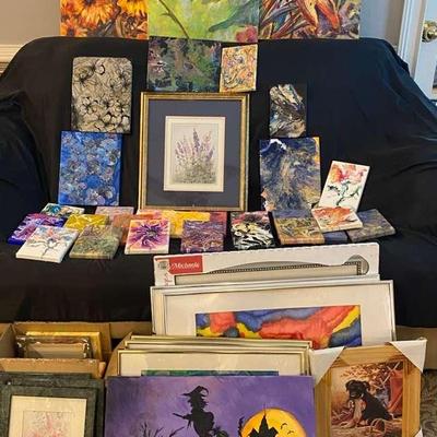 Burst of Color Paintings And More